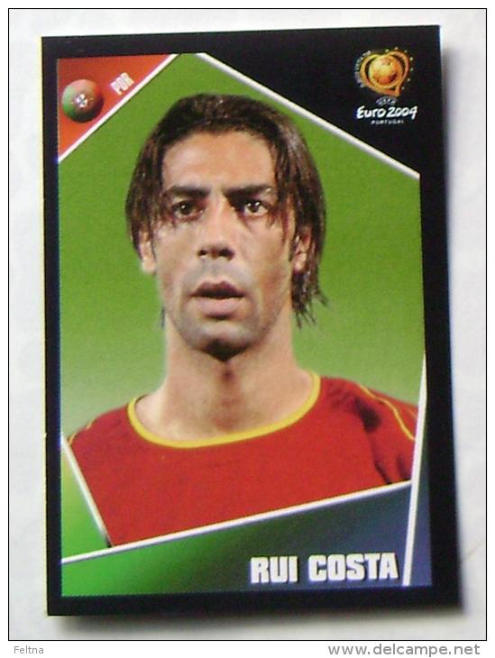 RUI COSTA PORTUGAL #21 PANINI STICKER 2004 UEFA EURO SOCCER CHAMPIONSHIP PORTUGAL FUSSBALL FOOTBALL - Edición  Inglesa