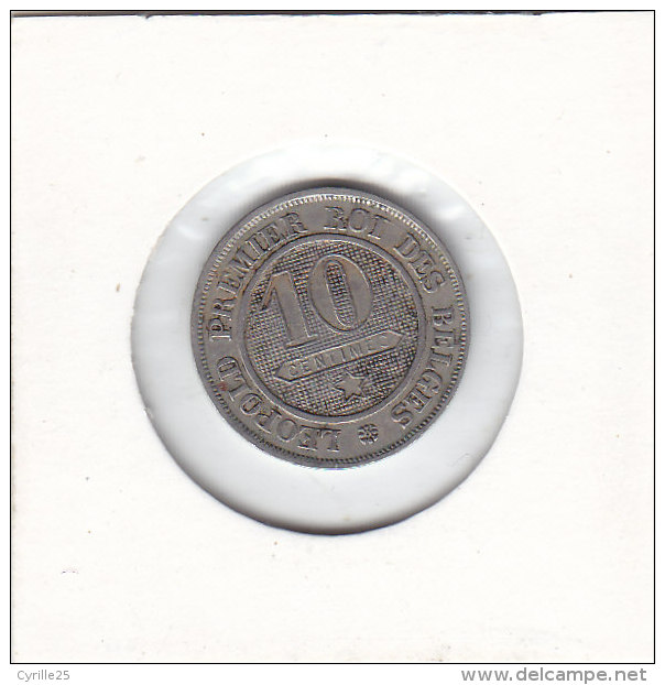 10 CENTIMES Léopold I 1862 - 10 Cents