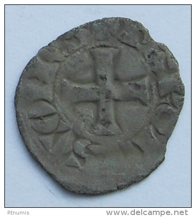 Comté De La Marche , Charles De France 1315-1322 , Denier Tournois RARE ! Boudeau 444 , Poey D'Avant 2640 - Altri & Non Classificati