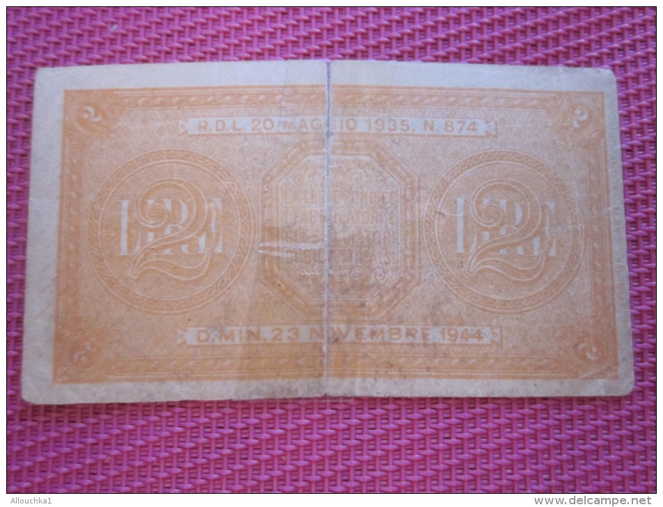 1935 Italie Italia Biglieto Di Stato A. Corso Legale 2 BANK BILLET DE BANQUE BANCONOTE BANKNOTE BILLETES BANKNOTEN - Biglietti Di Stato