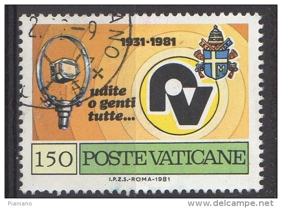 PIA  -  VATICANO  - 1981 -  50° Della  Fondazione  Della  Radio  Vaticana  -  (SAS  684-87) - Used Stamps