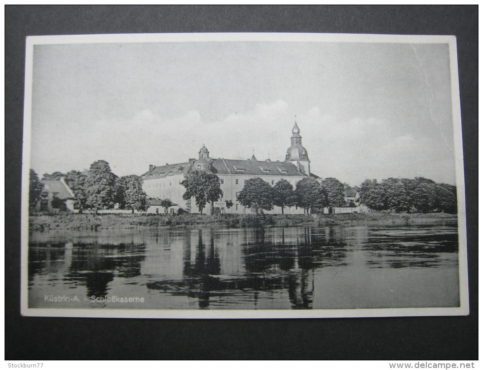 KÜSTRIN, Karte Um 1942, Kaserne - Neumark