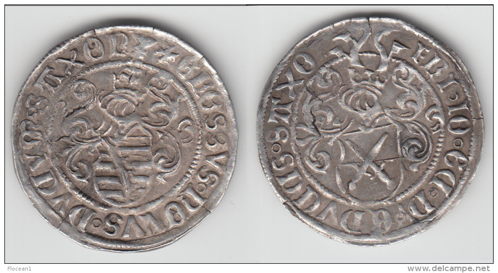 QUALITY **** SACHSEN - SAXONY - ALLEMAGNE - GERMANY - ZINSGROSCHEN 1507-1525 - SILVER **** EN ACHAT IMMEDIAT !!! - Autres & Non Classés