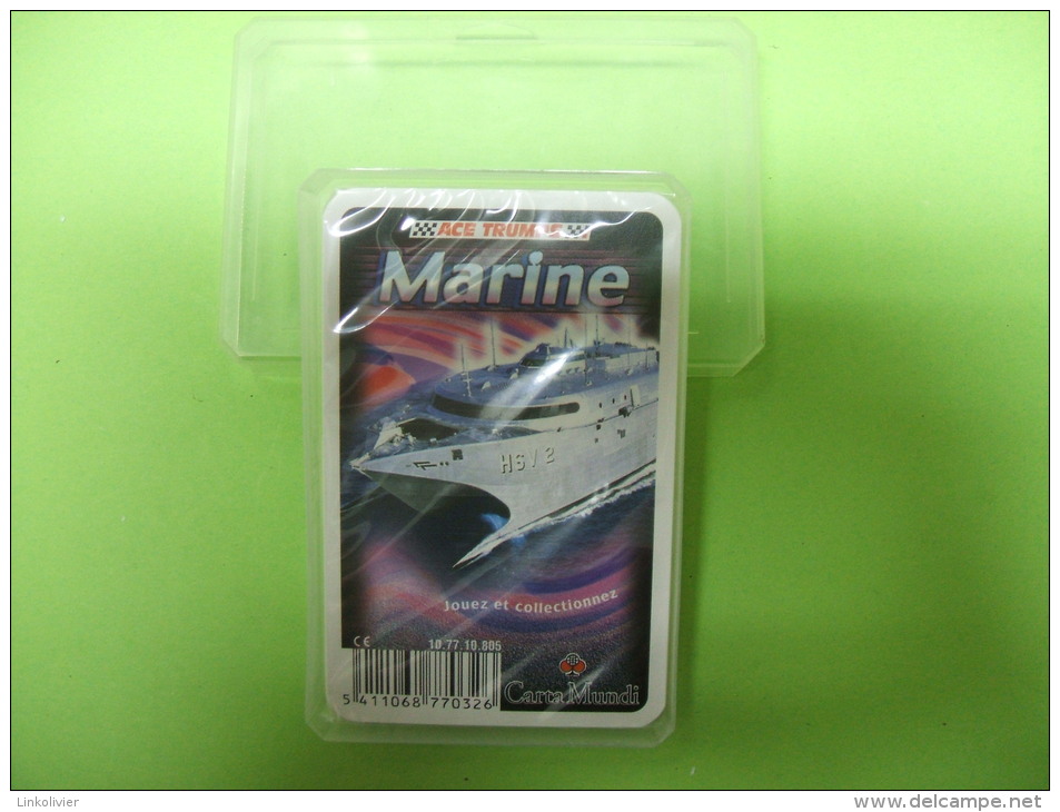 Cartes Mundi MARINE Bateaux Navires - Ace Trumps - Jouez Et Collectionnez - Neuves Avec Boîtier - 32 Cartes