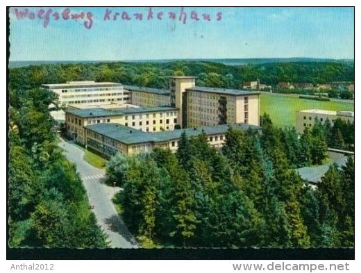 Wolfsburg Städtisches Krankenhaus Luftbild 20.3.1970 - Wolfsburg
