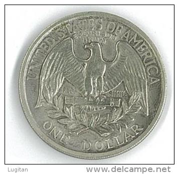 STATI UNITI - ONE DOLLAR - RIPRODUZIONE - ANNO 1865 - LIBERTY - EAGLE - 1873-1885: Trade Dollars (Dollaro Da Commercio)