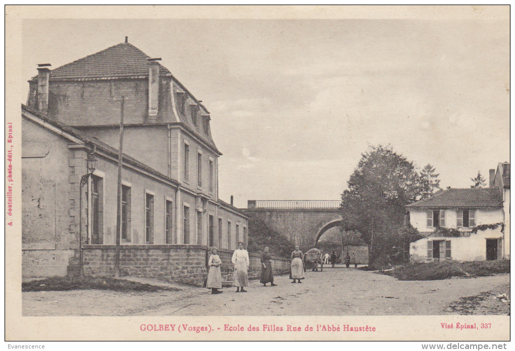 88   GOLBEY / ECOLE DES FILLES RUE DE L ABBE HAUSTETE /////    REF  NOV.2013 / 132 - Golbey