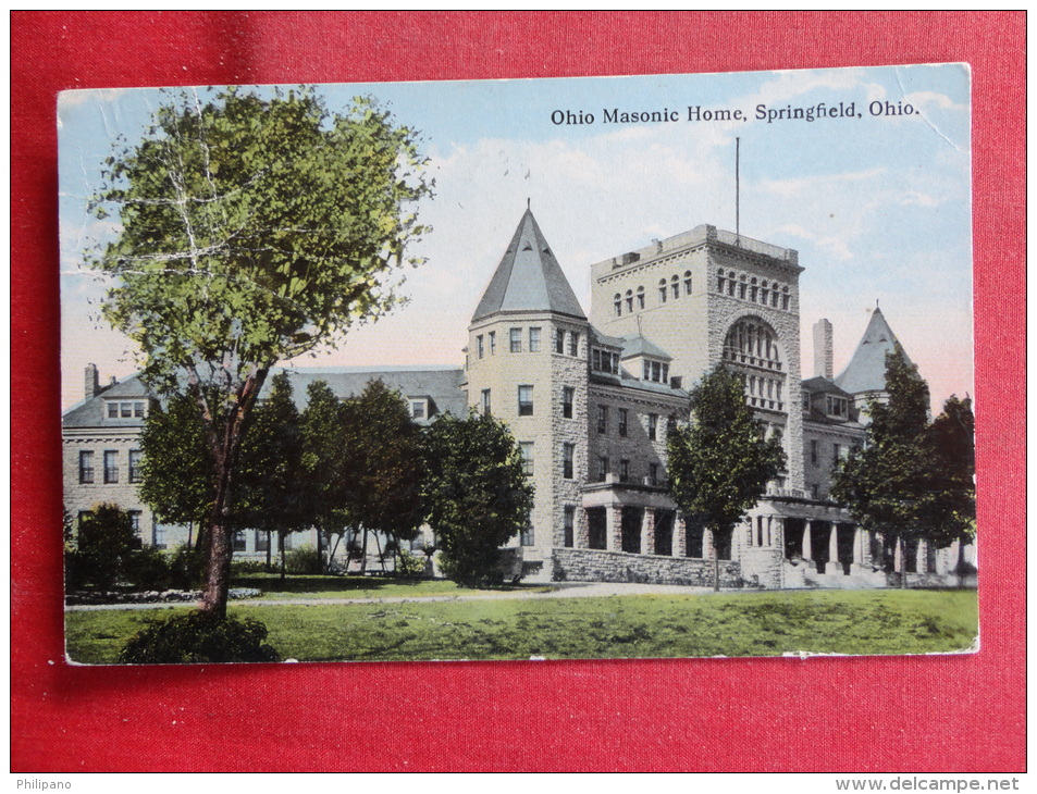 Springfield,OH--Ohio Masonic Home--cancel 1914--PJ 295 - Other & Unclassified