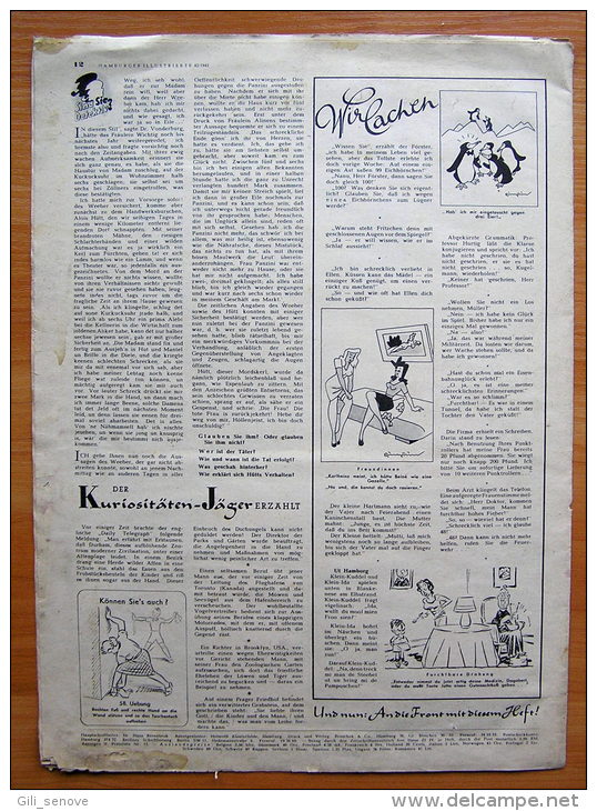 Hamburger Illustrierte No. 42 / Germany WWII /23 October 1943 - German