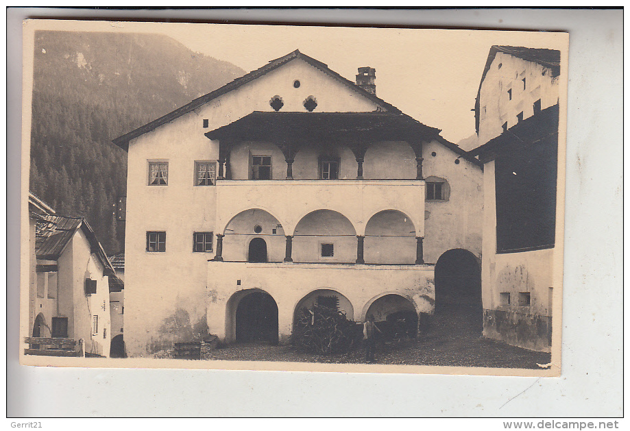 CH 7550 SCUOL / SCHULS, Ortsansicht, Photo-AK Feuerstein - Scuol