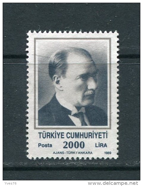 TURQUIE - Y&T N° 2610° - Atatürk - Gebruikt