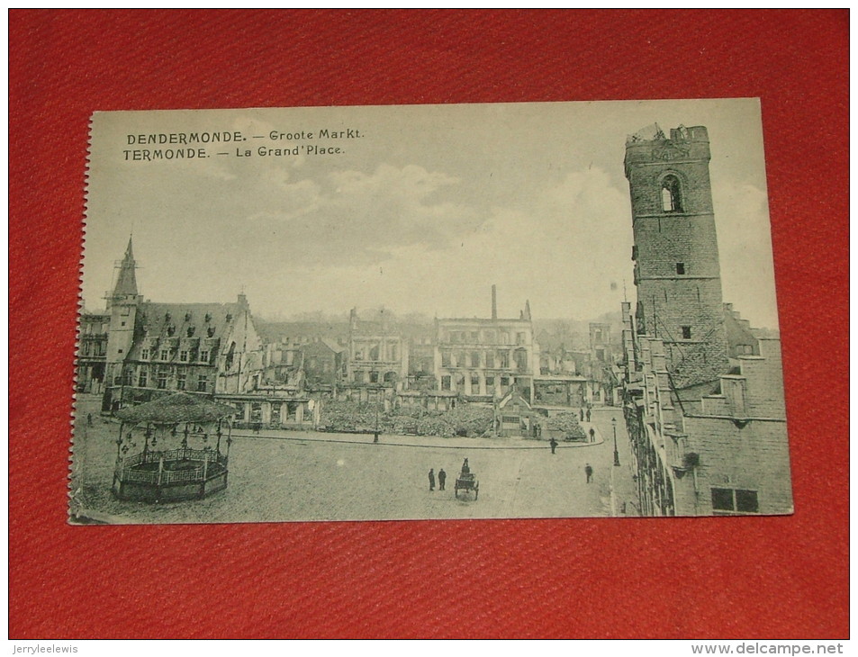 DENDERMONDE  -   De Groote Markt - Dendermonde