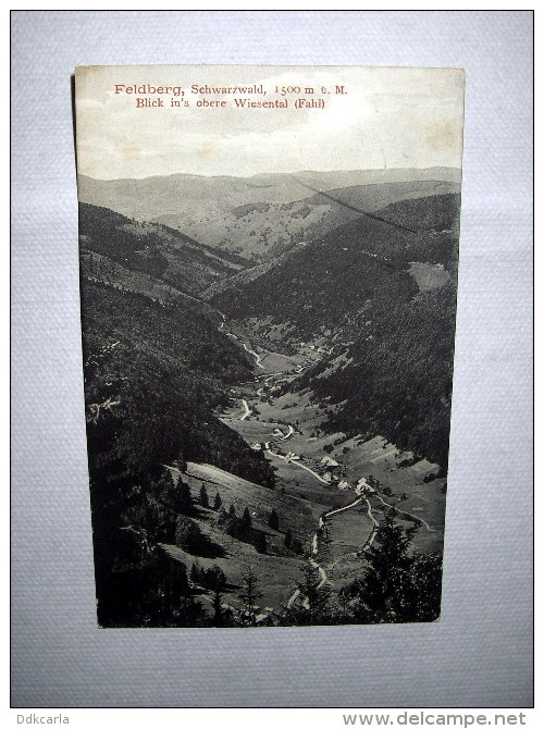 Feldberg - Schwarzwald - Blick In's Obere Wiesental - Feldberg