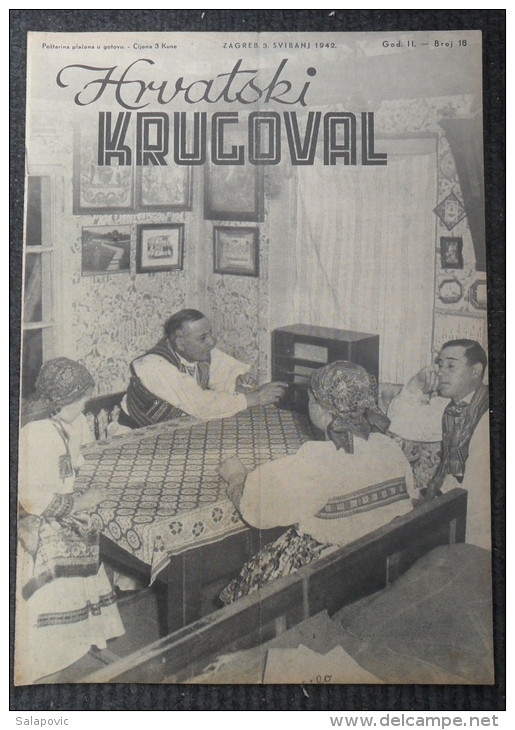 HRVATSKI KRUGOVAL, NDH BROJ  18 1942 - Other & Unclassified