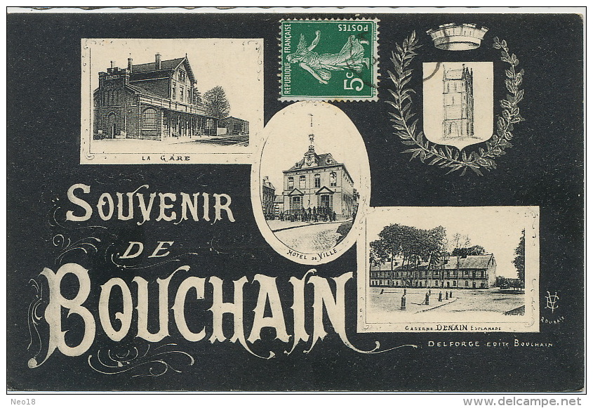 Bouchain Souvenir La Gare Caserne Denain Edit Delforce - Bouchain