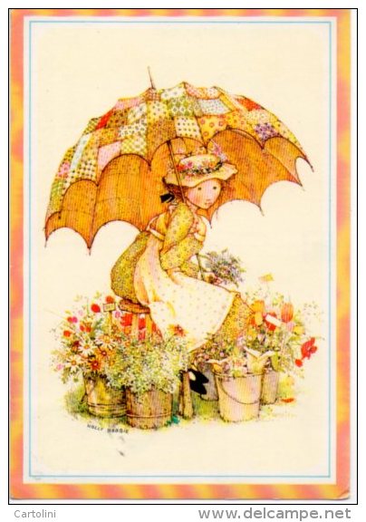 Holly Hobbie Parasol Meisje Fille Girl Mädchen Fantasie Fantaisie Fantasy Fantasia - Verzamelingen & Reeksen