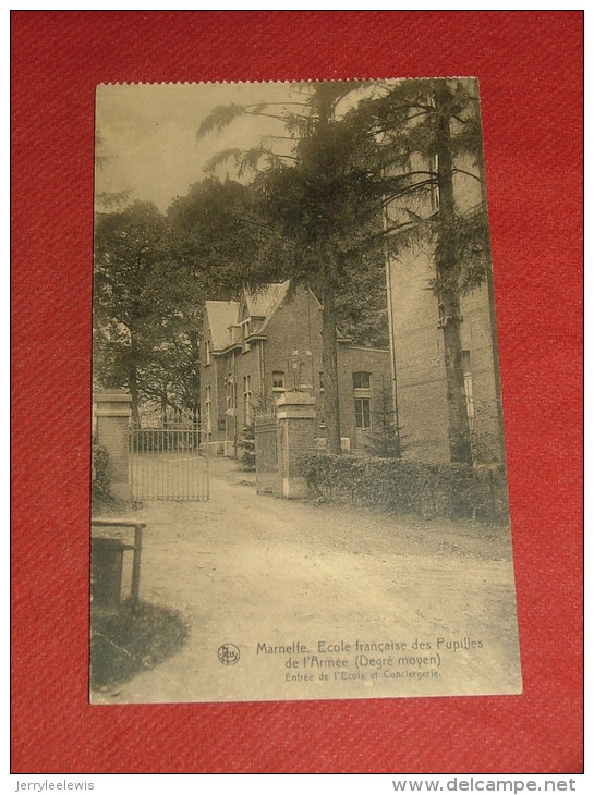 MARNEFFE  -  Ecole Française Des Pupilles  De L´Armée  - Entrée De L´ Ecole Et Conciergerie - Burdinne