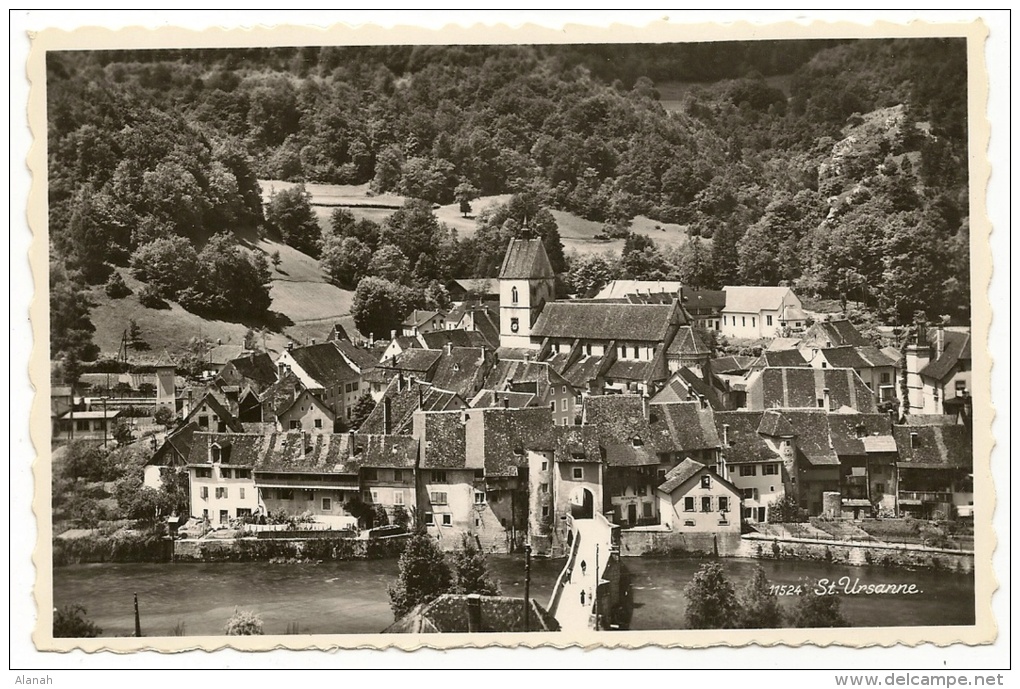 SAINT URSANNE Rare Vue Générale (Perrochet) Suisse Jura - Saint-Ursanne