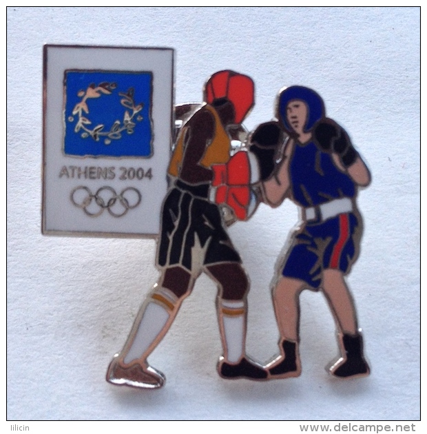 Badge Pin ZN000290 - Olympics Athens 2004 Boxing - Boxen