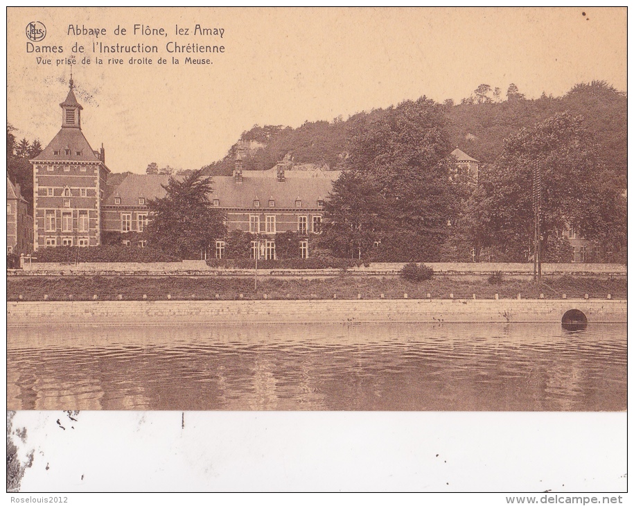 FLONE-LEZ-AMAY : Dames De L´instruction Chrétienne - Vue Prise De La Rive Droite - Amay