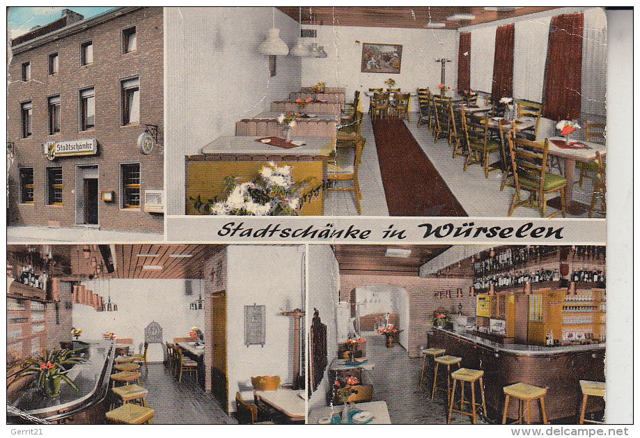 5102 WÜRSELEN, Hotel Restaurant Stadtschänke, Mittelknick - Wuerselen