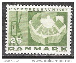 DENMARK  # 25 ØRE** FROM YEAR 1967 (F) - Unused Stamps