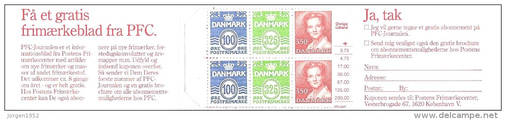 DENMARK  # BOOKLETS H35 MINT FROM YEAR 1990 (PRICE IN DENMARK 24 EURO) - Markenheftchen