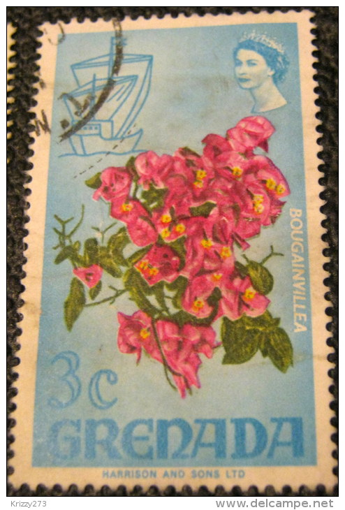 Grenada 1968 Bougainvillea 3c - Used - Grenada (...-1974)