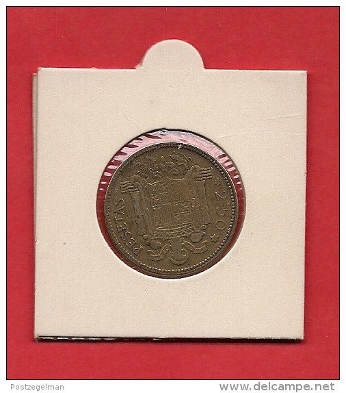 SPAIN. 1953,  Circulated Coin XF, 2 5 Pesetas, Alu -bronze, Km785 - 25 Peseta