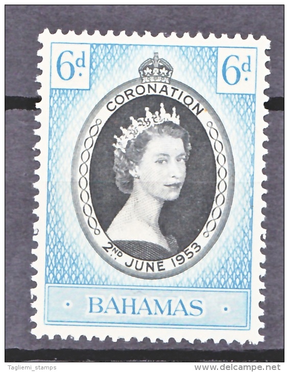 Bahamas, 1953, Coronation, SG 200, MNH - 1859-1963 Colonie Britannique