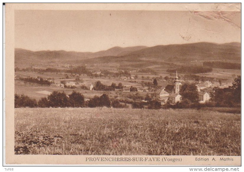 Provenchères Sur Fave Vue Générale - Provencheres Sur Fave