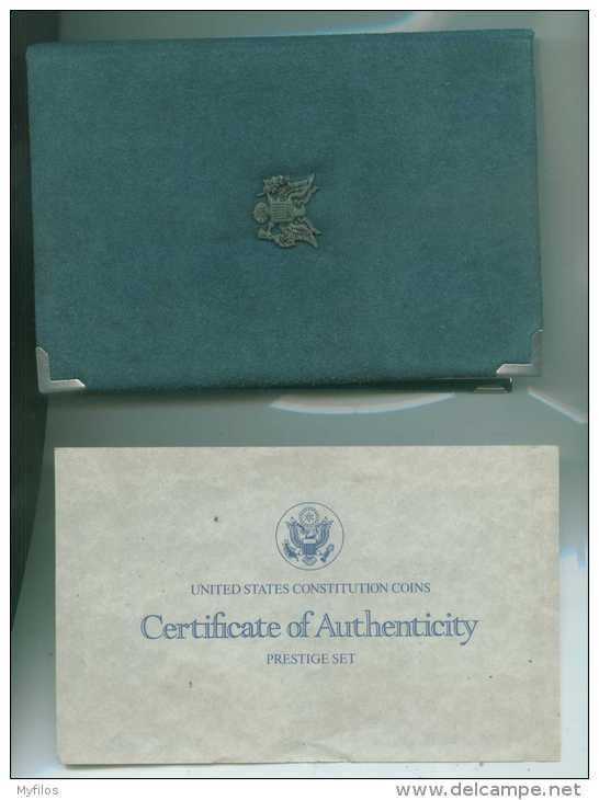 1987 USA STATI UNITI D´AMERICA  BICENTENARIO DELLA COSTITUZIONE PRESTIGE SET PROOF - Conmemorativas