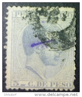 PUERTO RICO 1882-84: Edifil / YT 65, O - FREE SHIPPING ABOVE 10 EURO - Puerto Rico