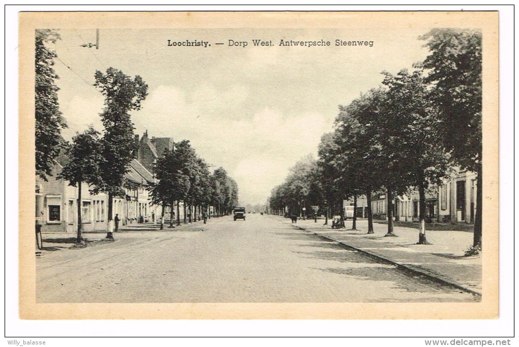 "Loochristy - Dorp West - Antwerpsche Steenweg" - Lochristi