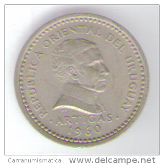 URUGUAY 25 CENTESIMOS 1960 - Uruguay