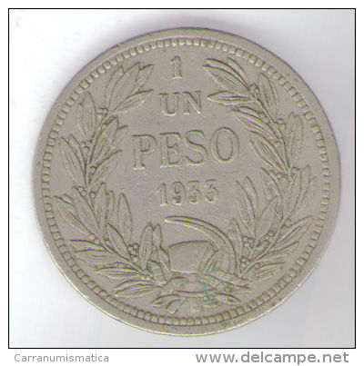 CILE 1 PESO 1933 - Chili