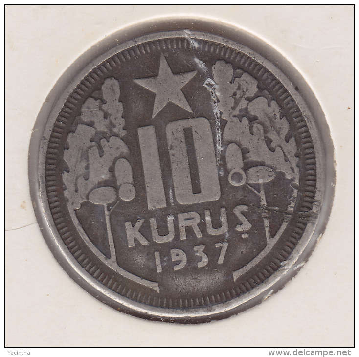 @Y@  Turkije   10  Kurus  1937    (item 2425) - Turquie