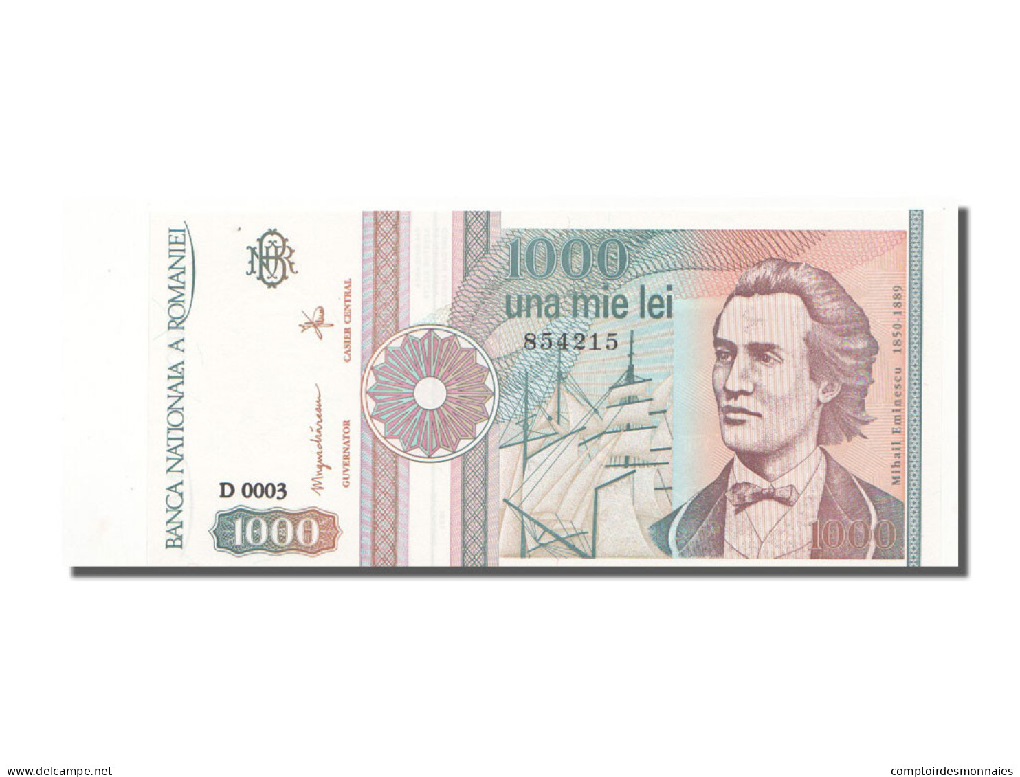 Billet, Roumanie, 1000 Lei, 1991, 1991-09-01, NEUF - Romania