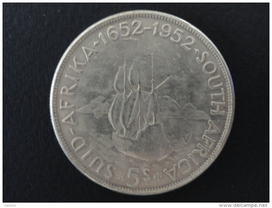 1952 - FAUSSE MONNAIE - 5 Schillings Commémorative 1652-1952 Afrique Du Sud - South Africa - 38 Mm De Diamètre - Südafrika