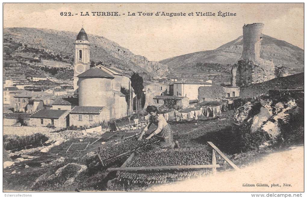 Région Provence Alpes Côte D'Azur:  06   La Turbie  La Tour D'Auguste  (séchage De Fleurs ???) - La Turbie