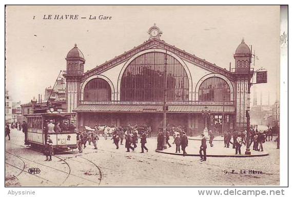 76 LE HAVRE - (animé, Tram) La Gare - D3 - Gare