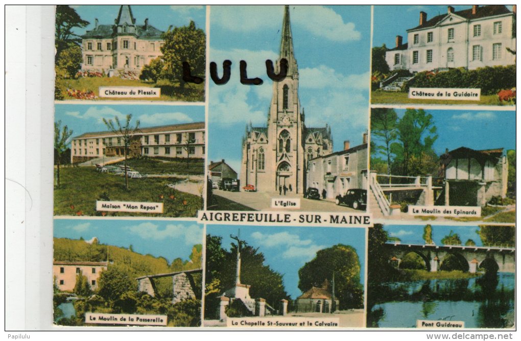 DEPT , 44 : Aigrefeuille Sur Maine  , Multivue - Aigrefeuille-sur-Maine