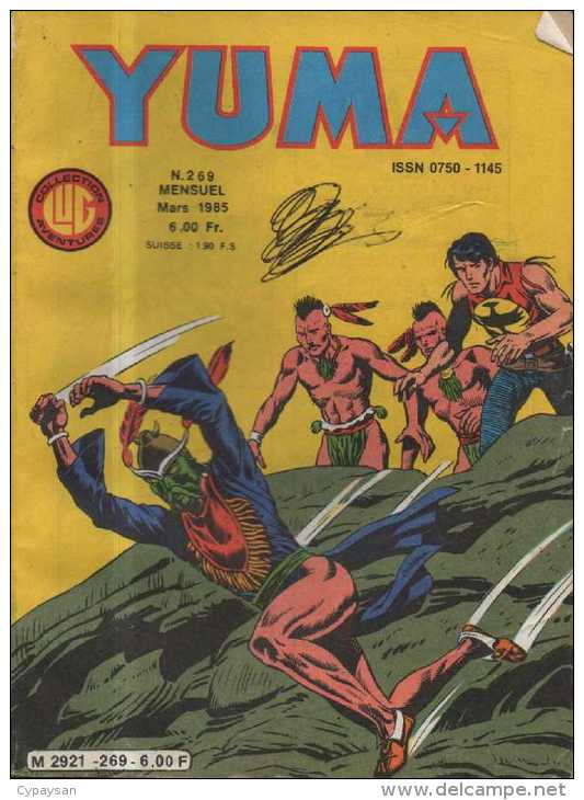 YUMA AVEC ZAGOR N° 269 BE LUG 03-1985 - Yuma