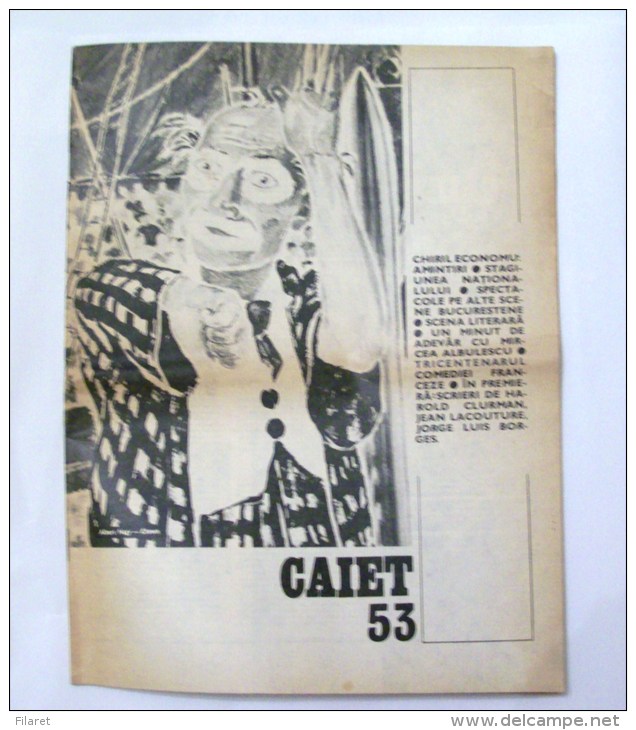 ROMANIA-CAIET 53,THEATRE REVUE - Théâtre