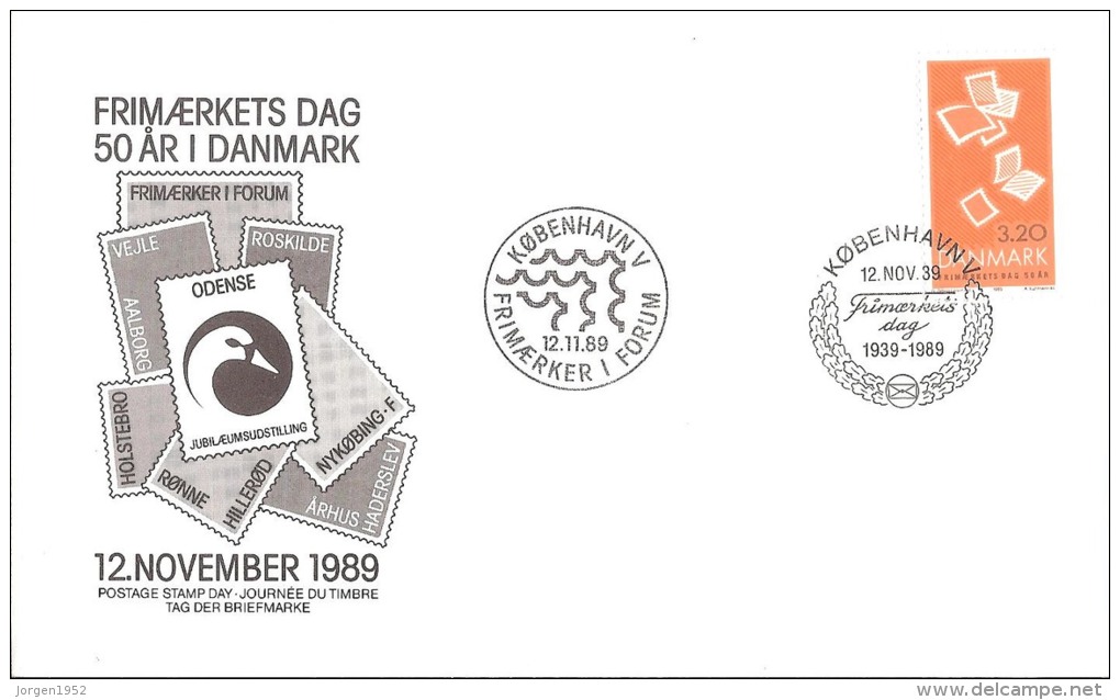 DENMARK  # STAMPS DAY FROM YEAR 1989 - Ganzsachen