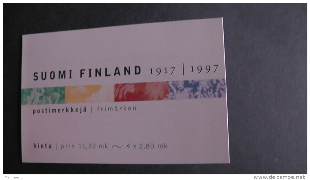 Finland - Mi.Nr. 1392-5, Booklet**MNH - 1997 - Look Scan - Booklets