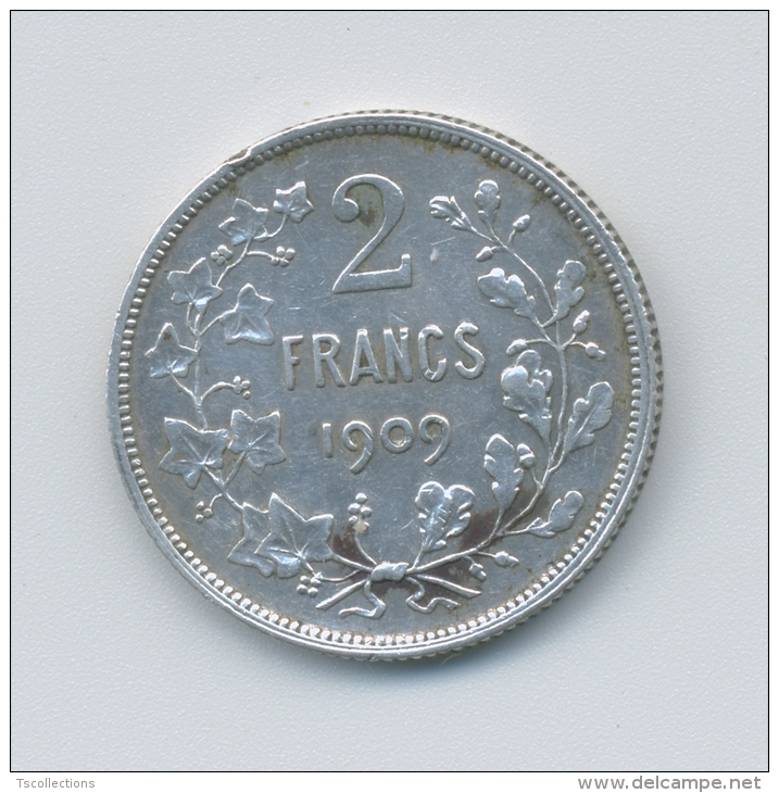 Belgique 2 Francs 1909 - 2 Francs