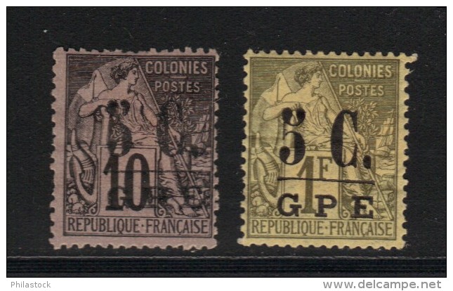 GUADELOUPE N° 10 & 11 * - Neufs