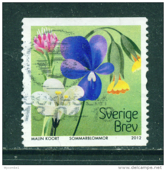 SWEDEN - 2012  Flowers  'Brev'  Used As Scan - Oblitérés