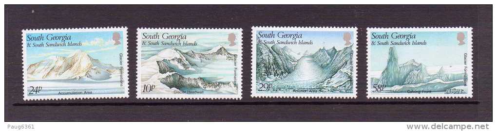 GEORGIE DU SUD 1989 GLACIERS   YVERT N°   NEUF MNH** - Behoud Van De Poolgebieden En Gletsjers